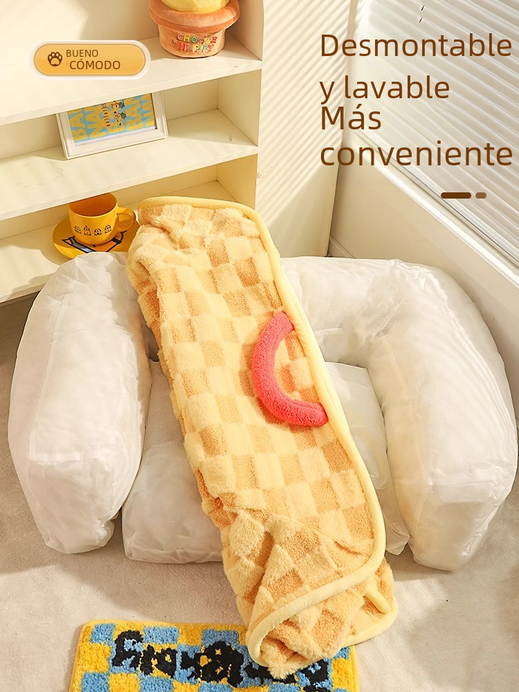Lit d'Hiver pour Animaux de Compagnie - Maison Confortable pour Chiens