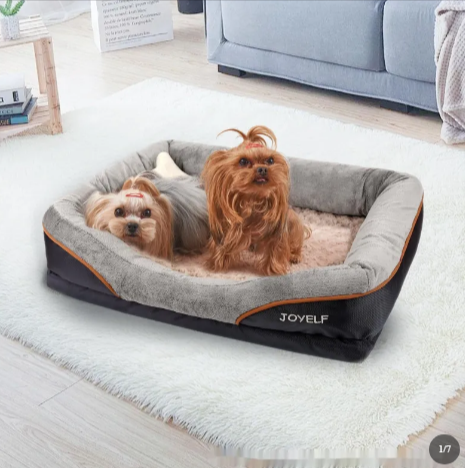 Niche Confort Bicolore pour Chien - Chaleur et Style