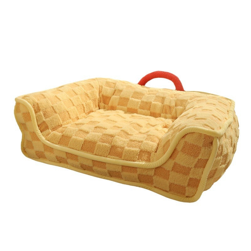 Lit d'Hiver pour Animaux de Compagnie - Maison Confortable pour Chiens