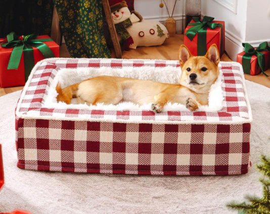 Comfort Nest Pet Bed - texture du tissu
